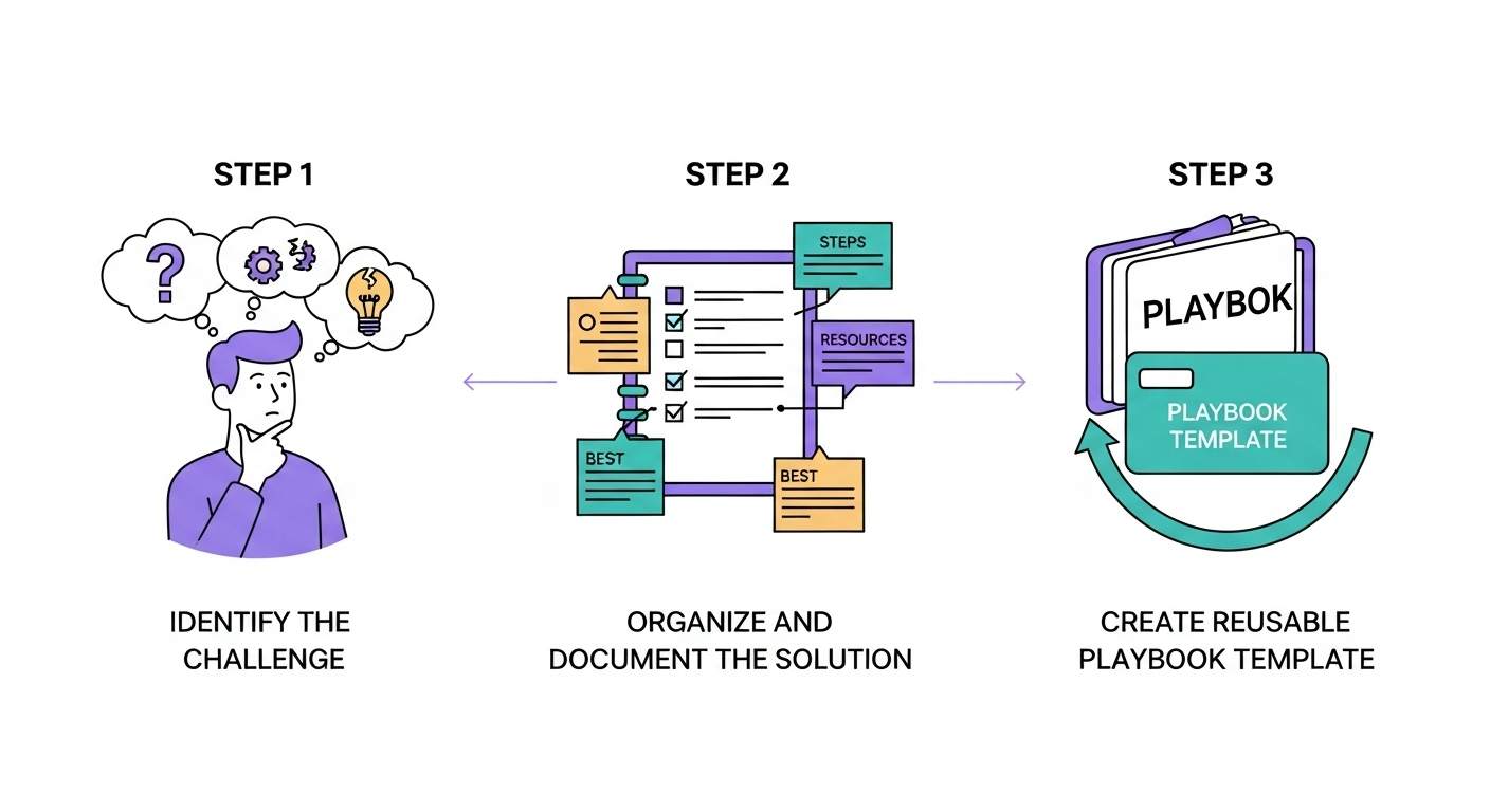 Playbook creation workflow diagram
